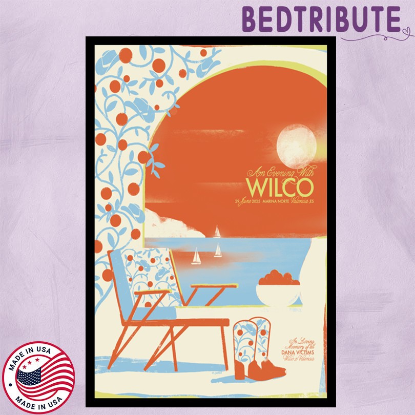 Wilco June 29 2025 Marina Norte Valencia ES Poster