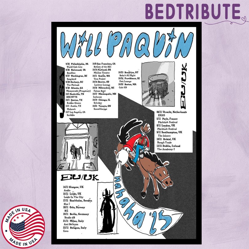 Will Paquin EU UK Tour 2025 Poster
