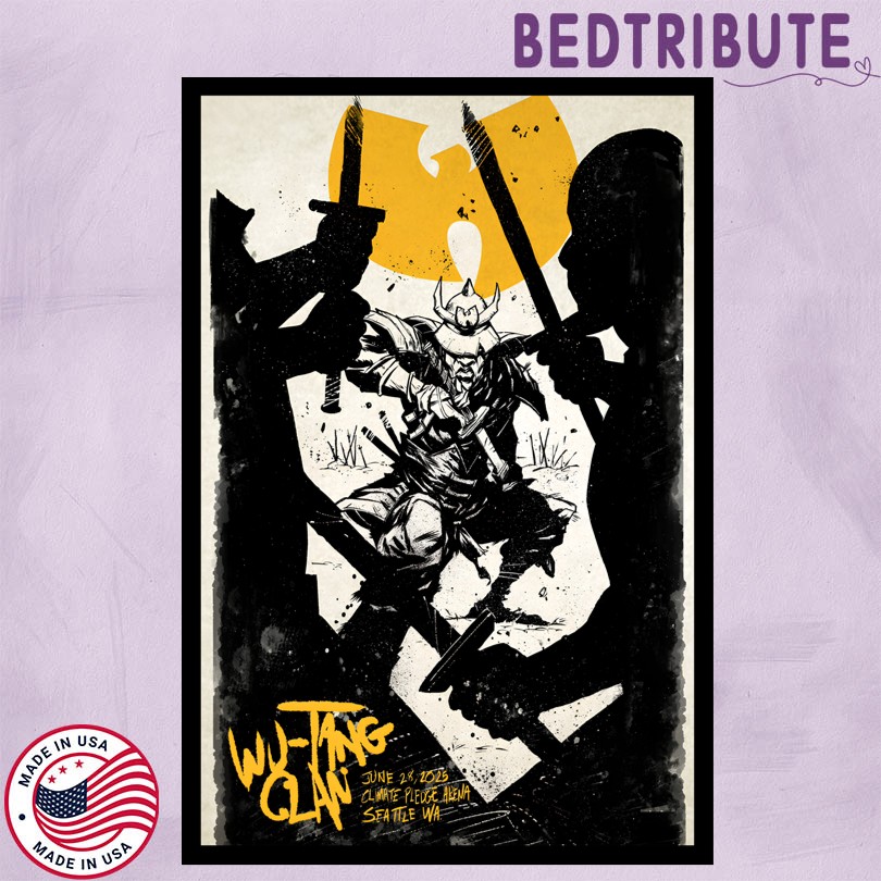 Wu Tang Clan June 28 2025 Climate Pledge Arena Seattle WA Poster