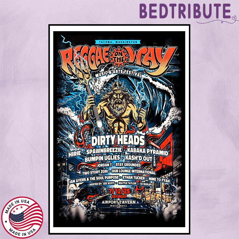 2025 Reggae Festival Poster – Tacoma Washington – Arts & Music Event