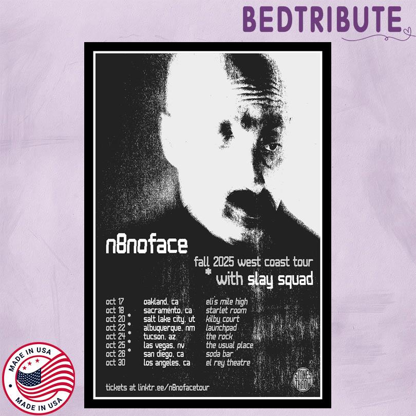 2025 Tour Poster – N8NOFACE Concert Art – Fall Edition