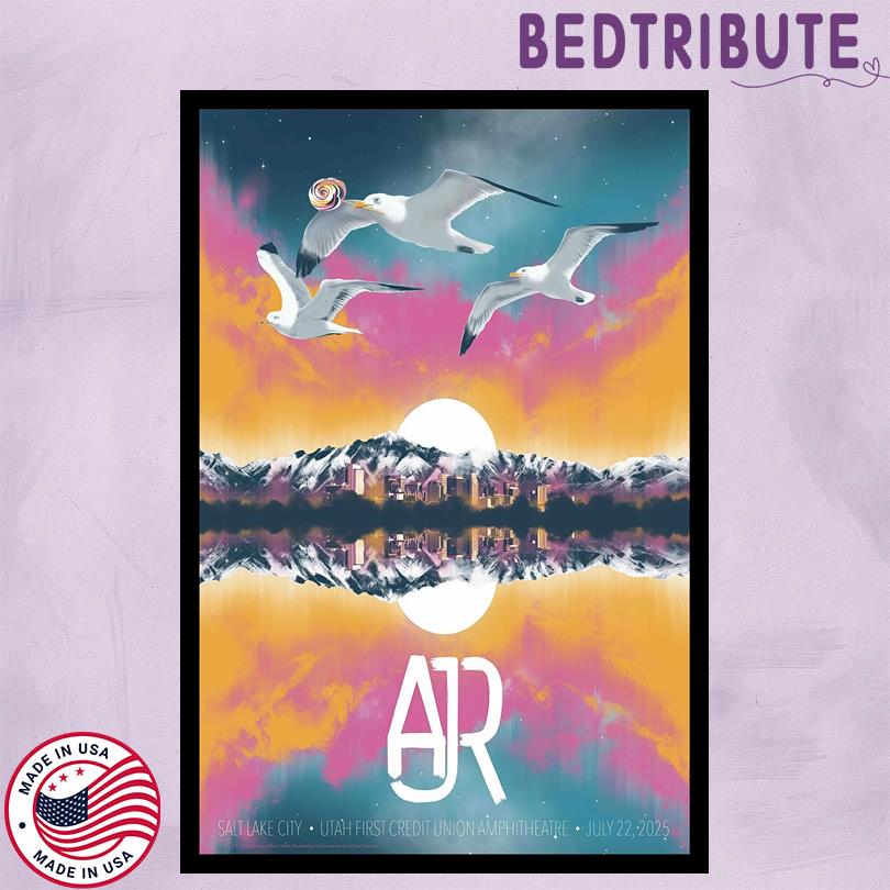 AJR Concert Event West Valley City UT July 22 2025 Poster