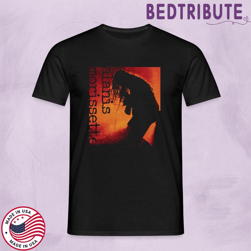 Alanis Orange Silhouette Black T-Shirt
