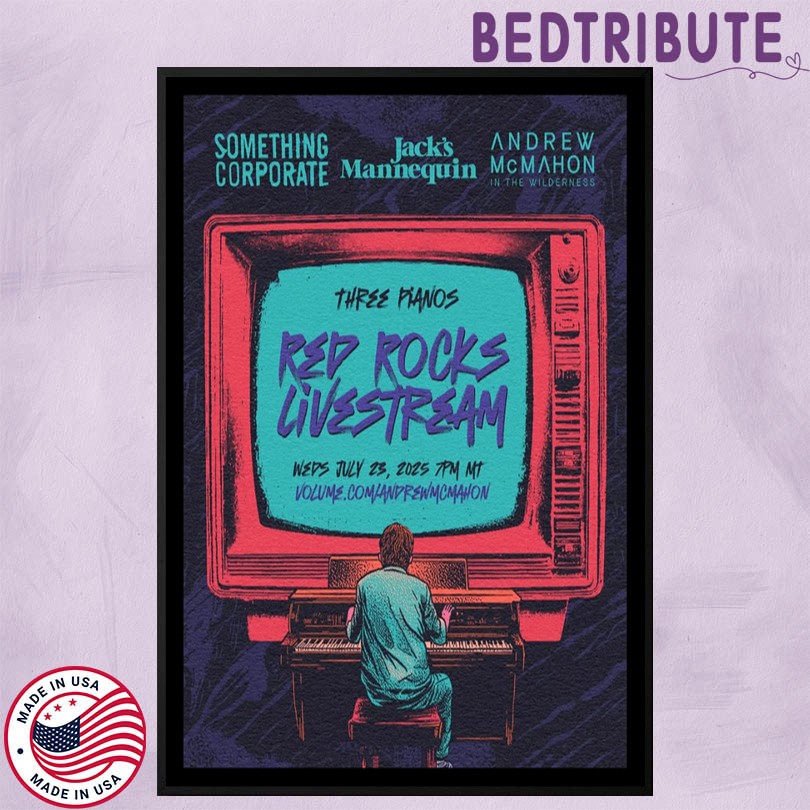 Andrew McMahon July 23 2025 Red Rocks Poster
