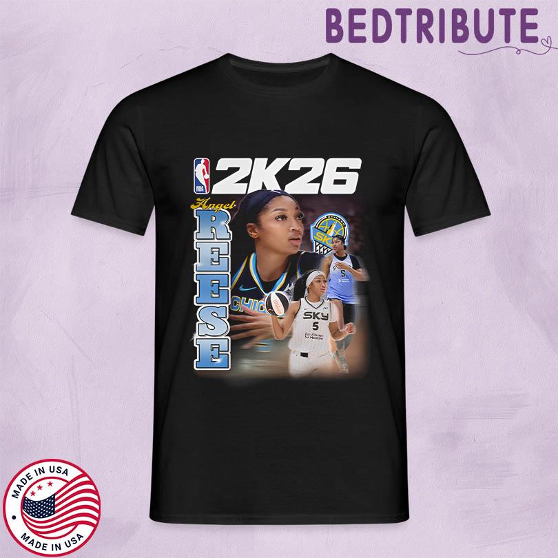 Angel Reese x NBA 2K shirt
