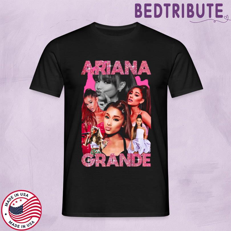 Ariana Grande Pink Sparkle Bootleg T Shirt