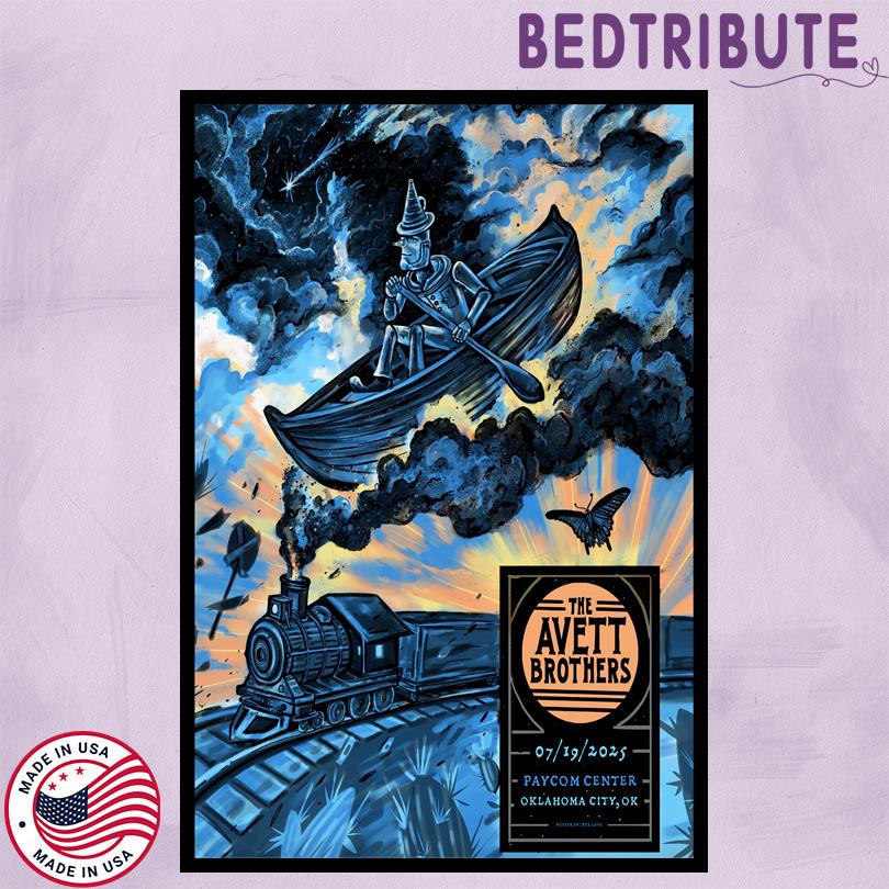 Avett Brothers Concert Poster Paycom Center OK 2025