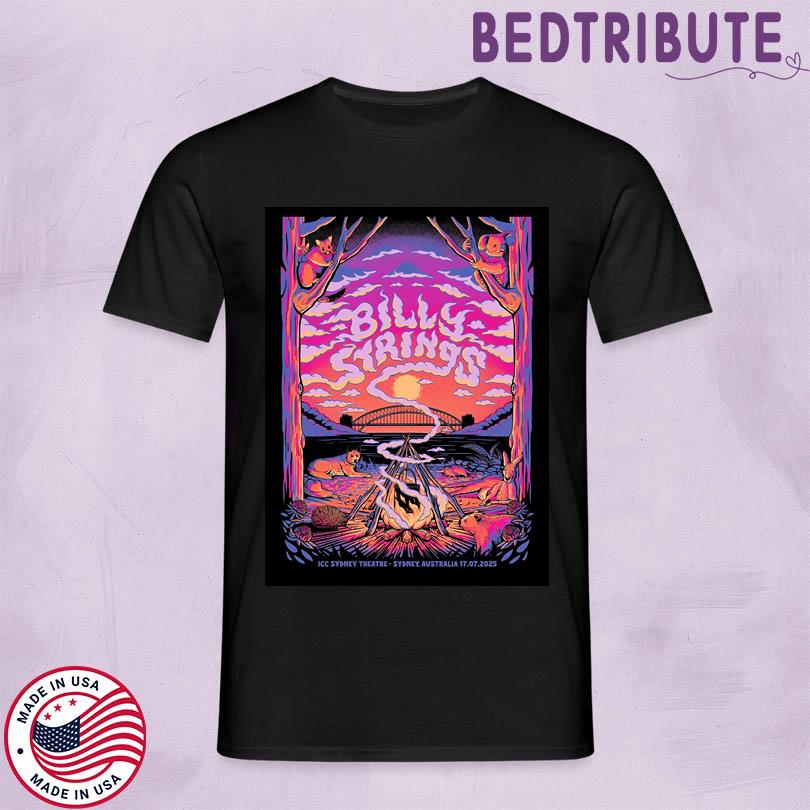 Billy Strings 2025 Tour Shirt – ICC Theatre Sydney AU