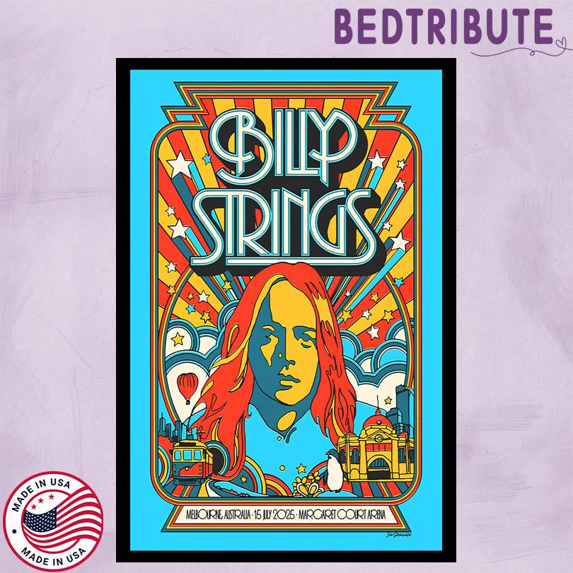 Billy Strings Melbourne Australia Poster – July 15 2025 Live Show