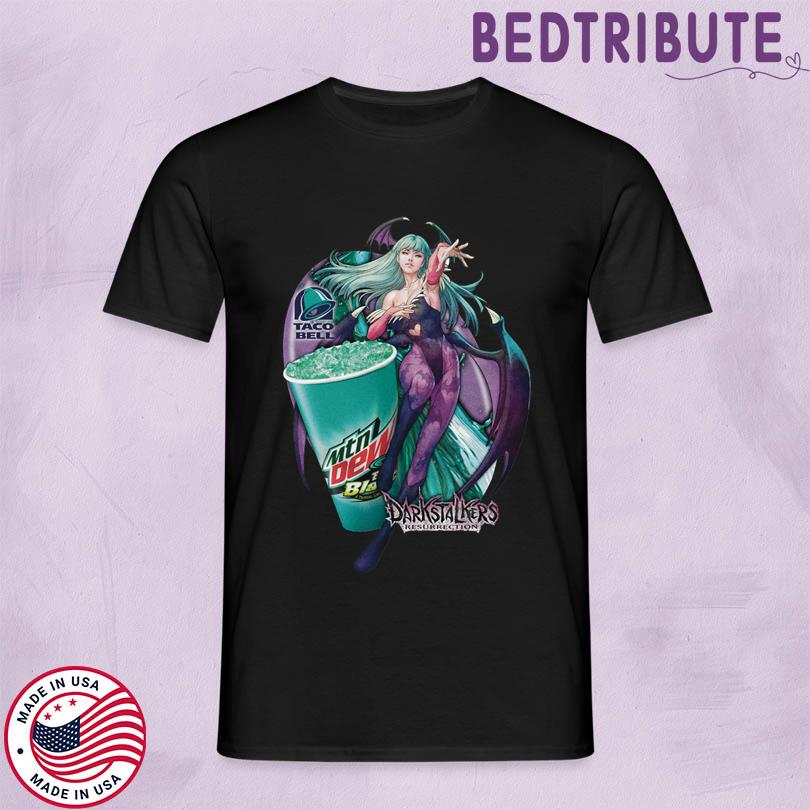 Bja-Bat Baja Blast Darkstalkers Resurrection Mountain Dew T-shirt
