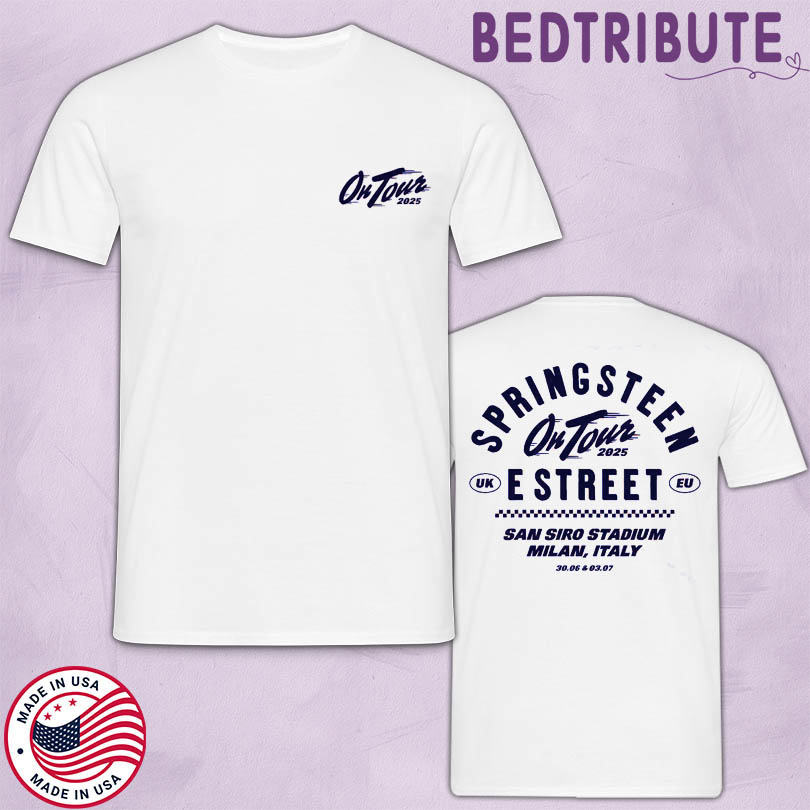 Bruce Springsteen & The E-Street Band June 30 2025 Milan Italy T-Shirt