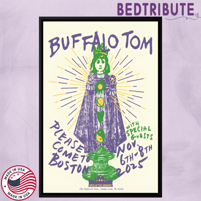 Buffalo Tom Band Nov 6-8 2025 Somerville MA Poster