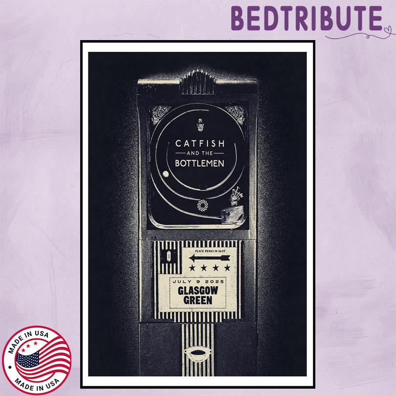 Catfish & The Bottlemen 2025 Tour Poster – Glasgow