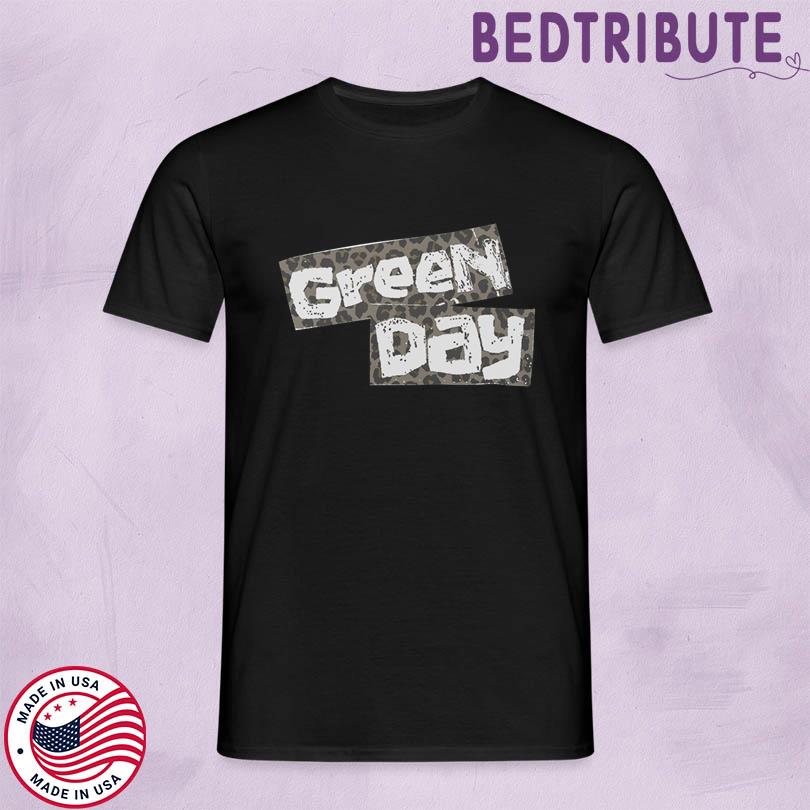 Cheetah Logo T Shirt - Green Day