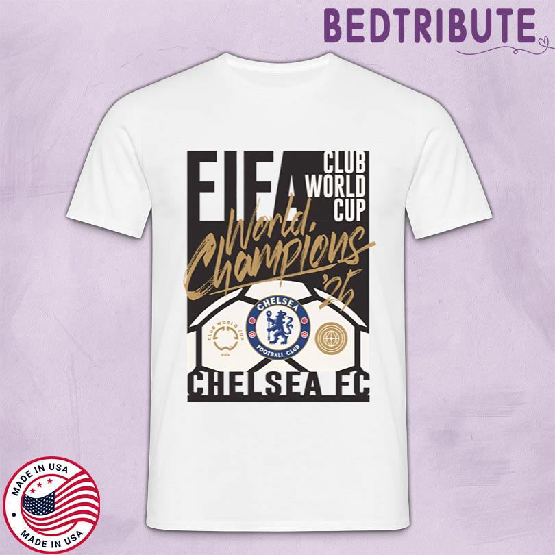 Chelsea Sportiqe 2025 FIFA Club World Cup Champions T Shirt