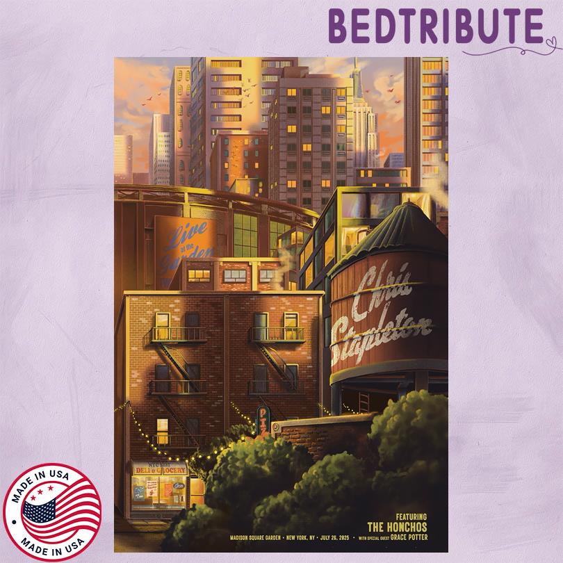 Chris Stapleton Live Tour Madison Square Garden NY July 26 2025 Poster