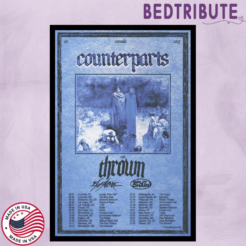 Counterparts US Tour 2025 Poster