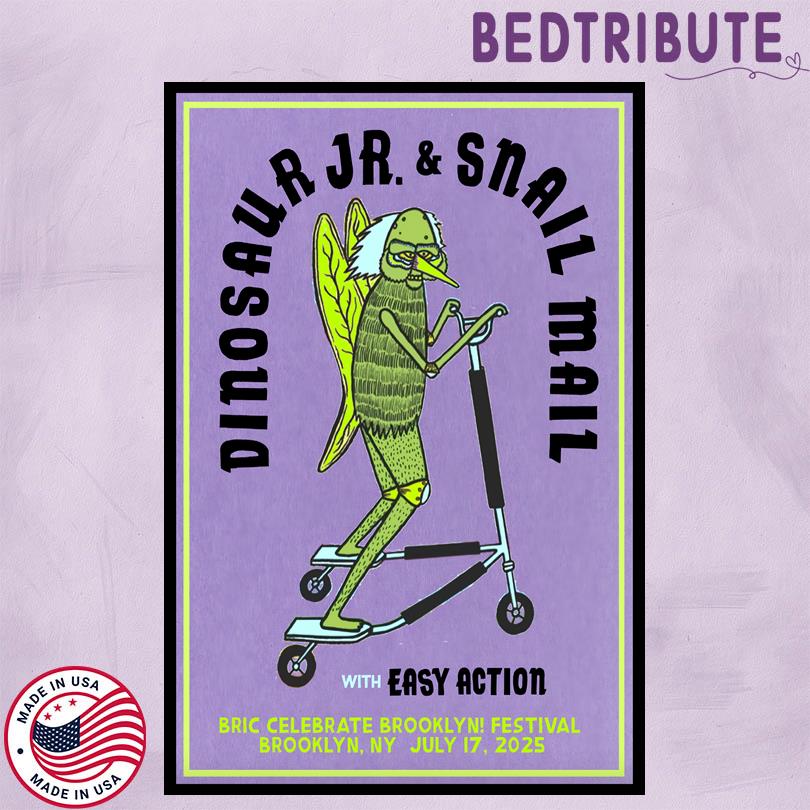 Dinosaur Jr. Poster – Live in Brooklyn NY July 17 2025