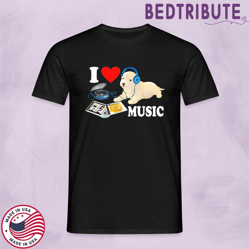 Doggo Revolution Camiseta I Love Music Cat 1 Shirt