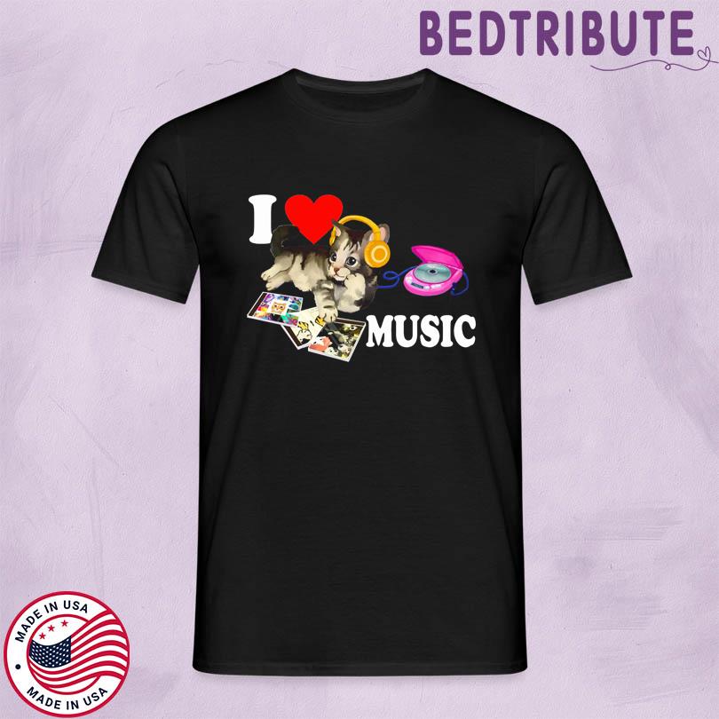 Doggo Revolution Camiseta I Love Music Dog 2 Shirt