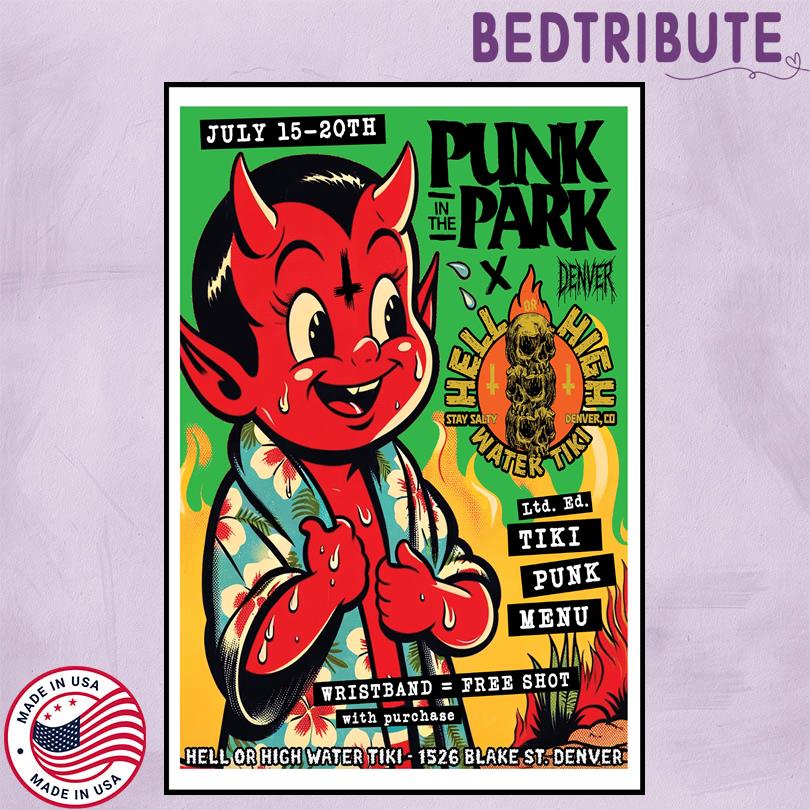 Festival Poster – Punk In The Park 2025 – Colorado Edition