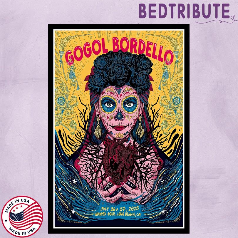 Gogol Bordello Event Long Beach CA Warped Tour July 26 27 2025 Poster