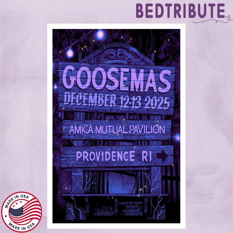 Goosemas Show in Providence RI Amica Mutual Pavilion 2025 Poster