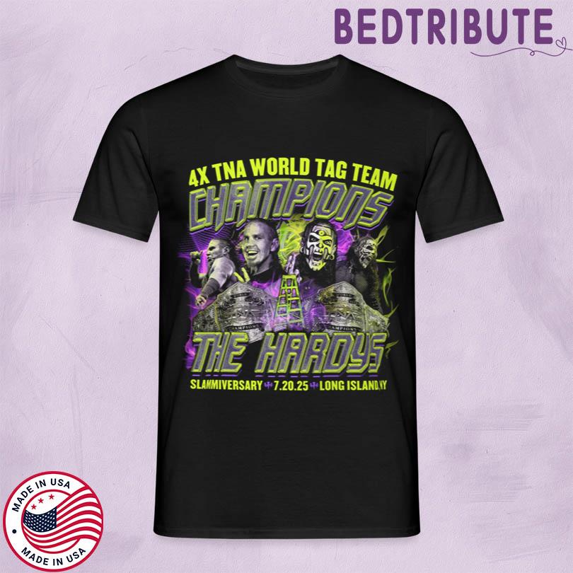 Hardys 4x World Tag Champions T-Shirt