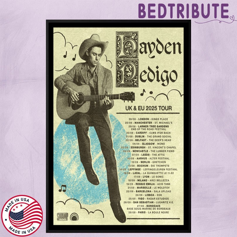 Hayden Pedigo Tour UK & EU 2025 Poster