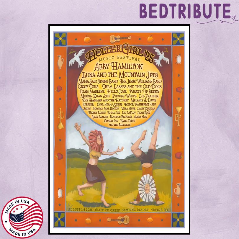 Holler Girl 25 Music Festival Poster – Cliff to Creek Camping Resort