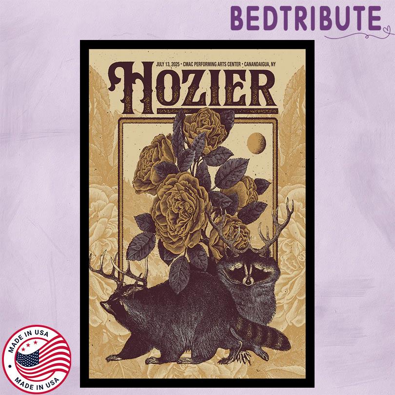 Hozier Poster – Canandaigua, NY Show July 13 2025