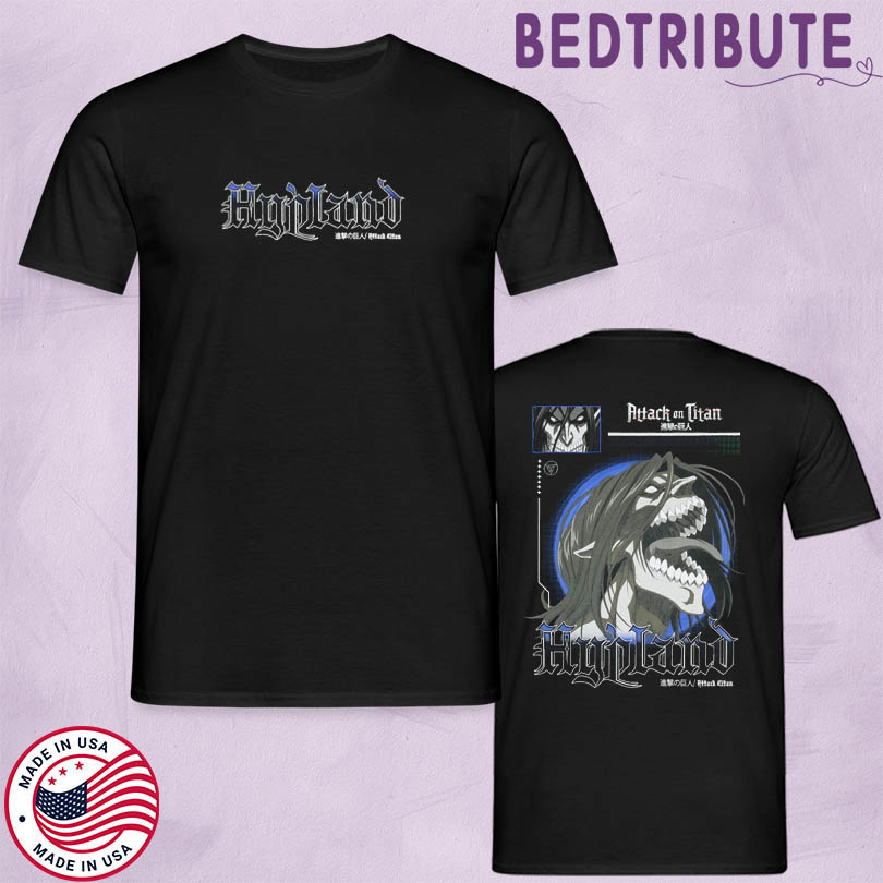 Hypland X Attack on Titan Oat Roar Eren T-Shirt