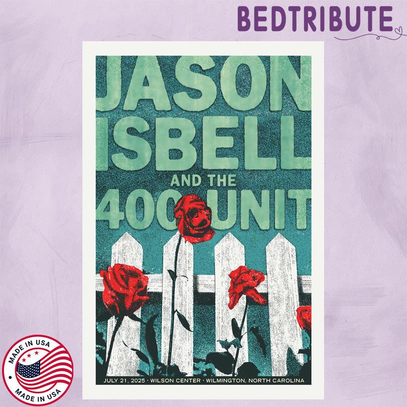 Jason Isbell Concert Event Wilmington NC July 2025 Poster