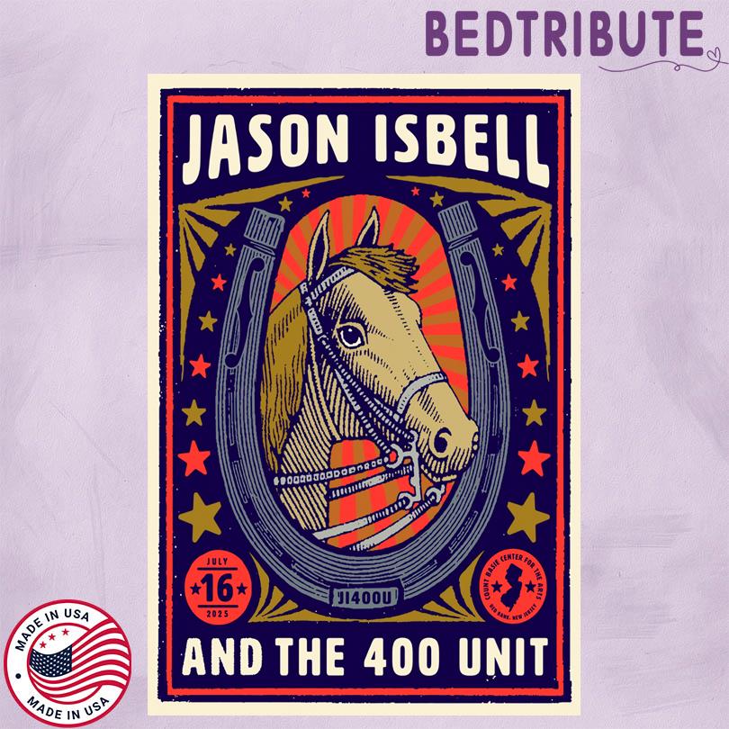 Jason Isbell Poster – July 16 2025 Red Bank NJ Concert