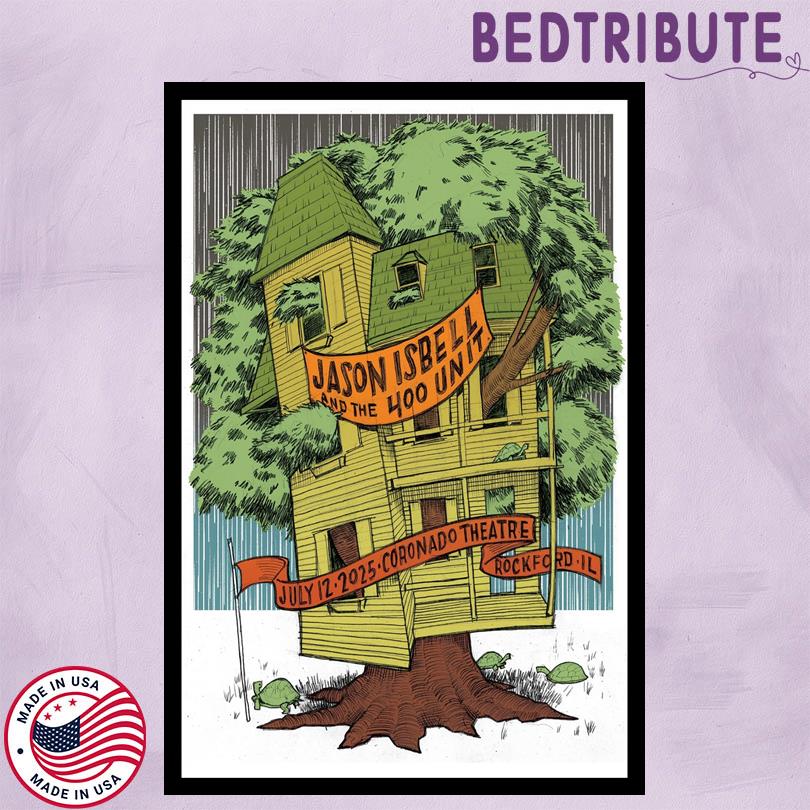 Jason Isbell Poster – Rockford IL July 12 2025