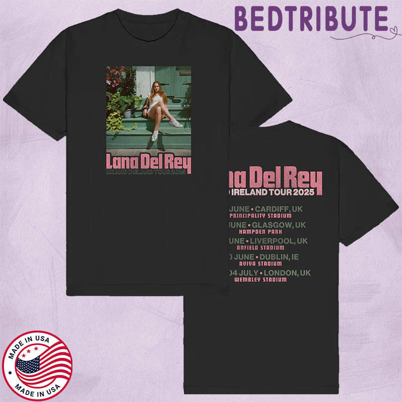 Lana Del Rey UK & Ireland Tour 2025 Photo T-Shirt