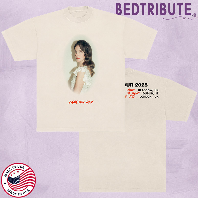 Lana Del Rey UK & Ireland Tour 2025 Portrait Tee