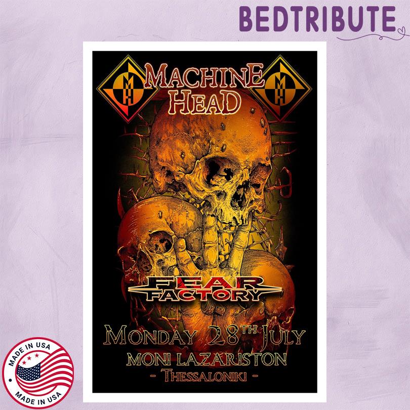 Machine Head Event Thessaloniki July 28 2025 Poster