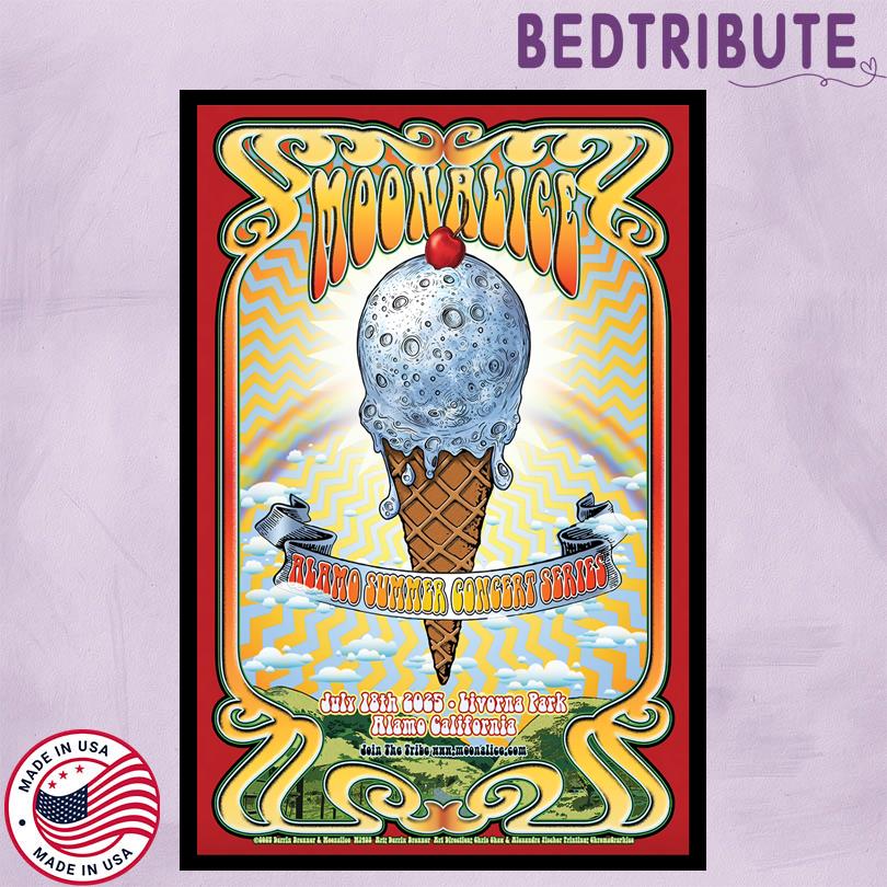 Moonalice 2025 Poster – Alamo CA Livorna Park Show July 18