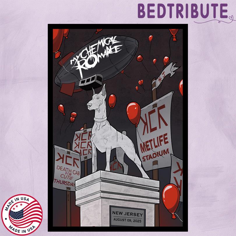 My Chemical Romance August 9 2025 New Jersey Poster