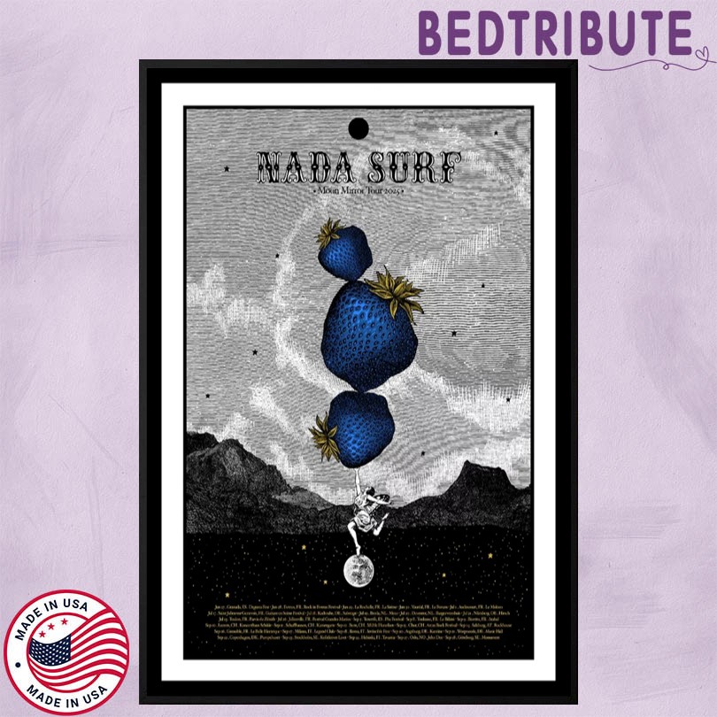 Nada Surf Moon Mirror Tour 2025 Poster