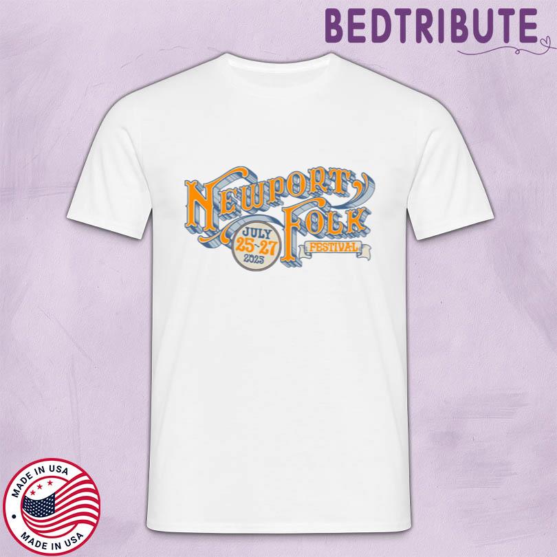 Newport Folk July 25-27 2025 Official T-Shirt