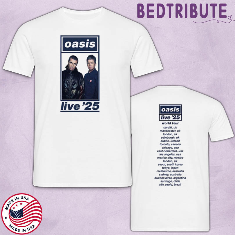 Oasis Cardiff Live 25 Merch