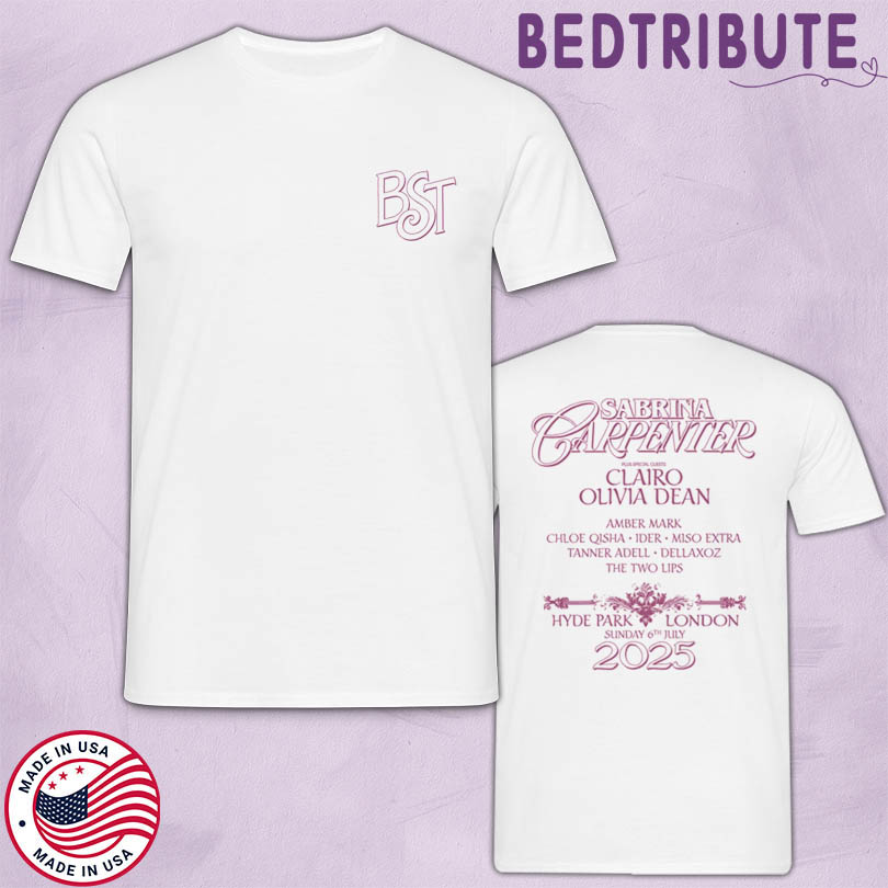 Official BST Hyde Park Sabrina Carpenter July 6 2025 Event Shop