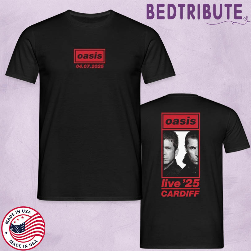 Official Oasis 04 07 2025 Cardiff Merch