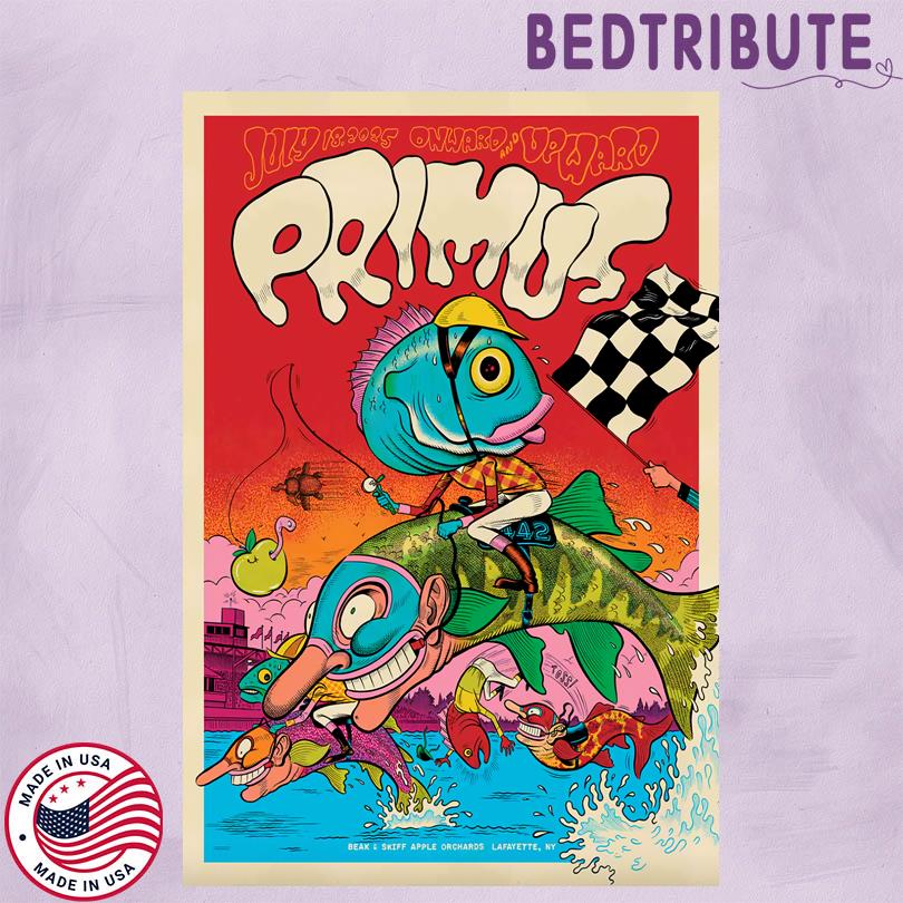 Primus Live Tour July 18 2025 Beak and Skiff LaFayette NY Poster