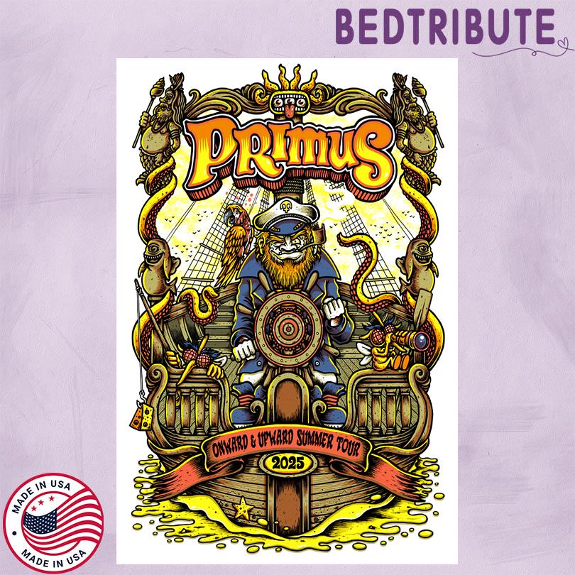 Primus Onward & Upward Summer Tour 2025 Poster