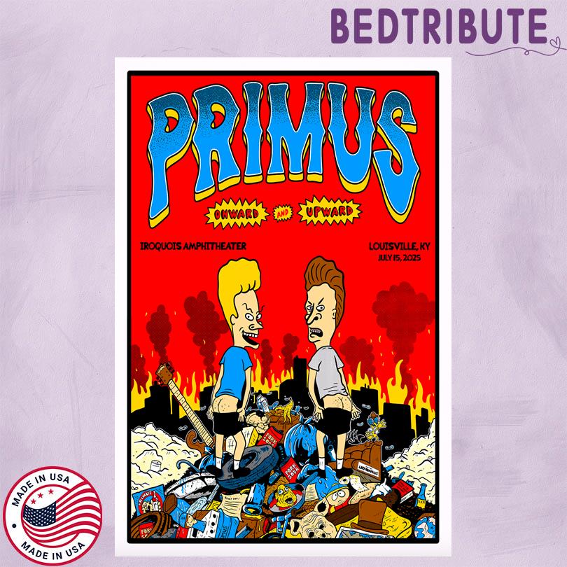 Primus Poster – Iroquois Amphitheater Kentucky 2025 Tour