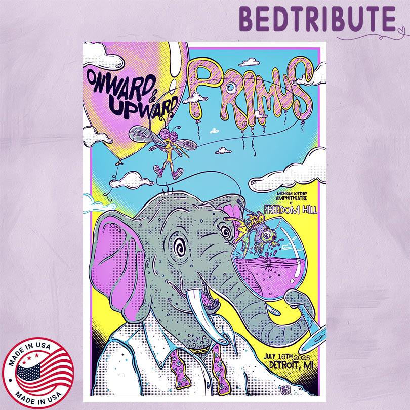 Primus Poster – July 16 2025 Detroit MI Concert