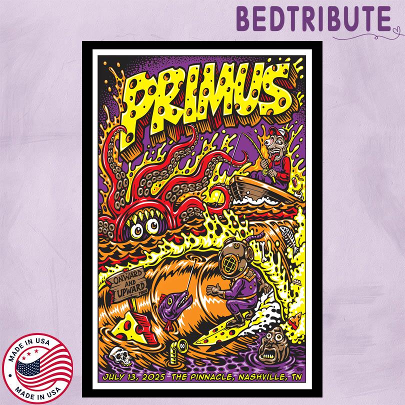 Primus Poster – Live in Nashville July 13 2025 Show